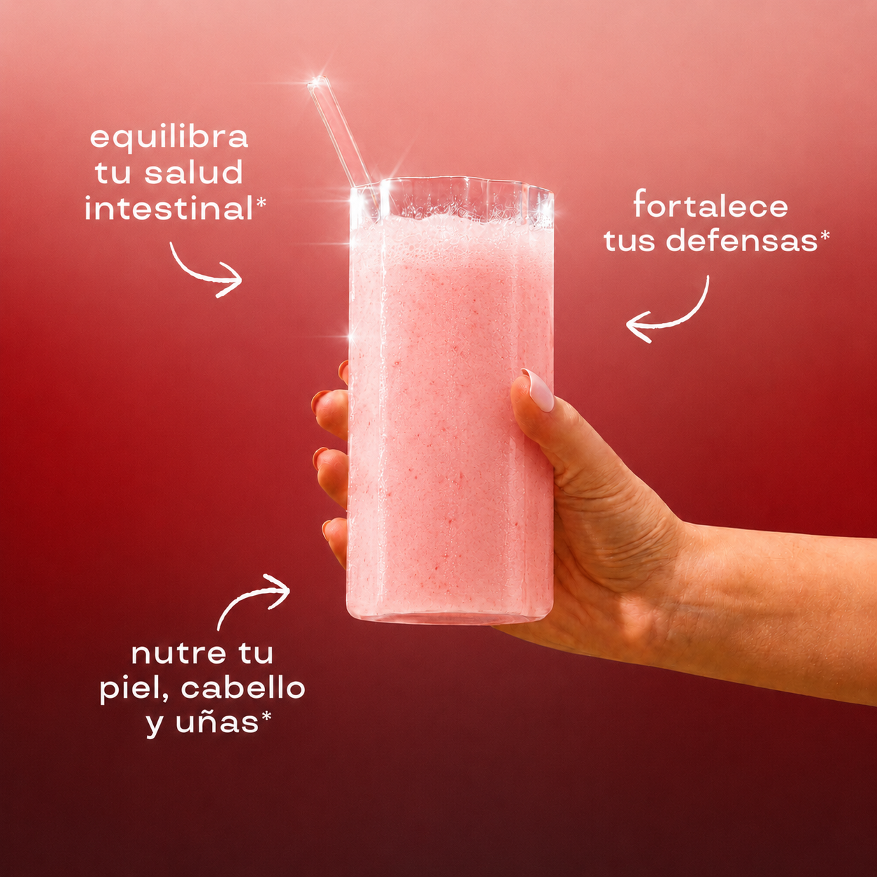 Colágeno con resveratrol sabor a fresa combo x 2